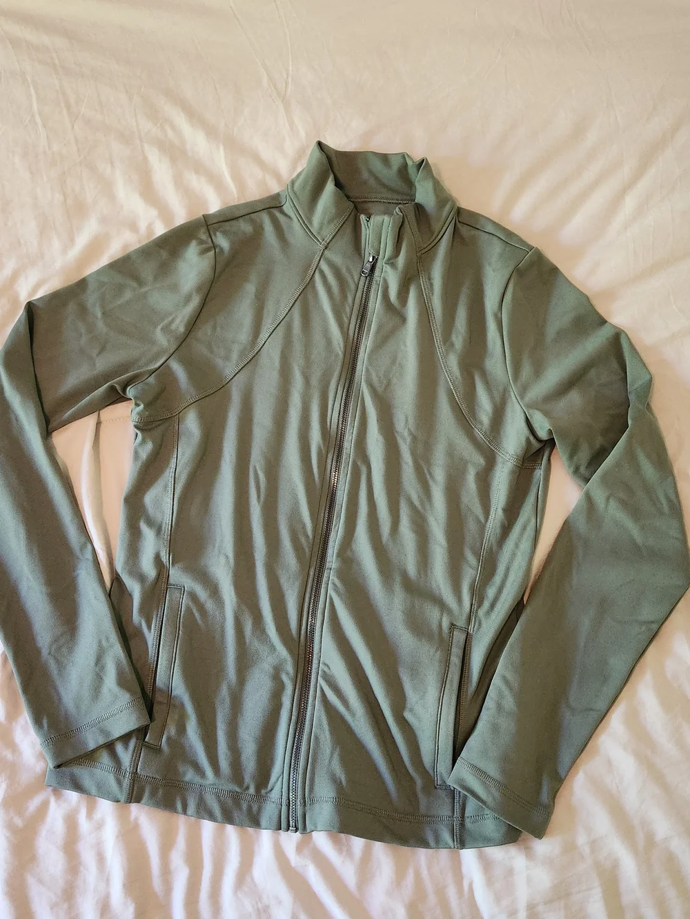 Gilly Hicks Olive Green Activewear Top